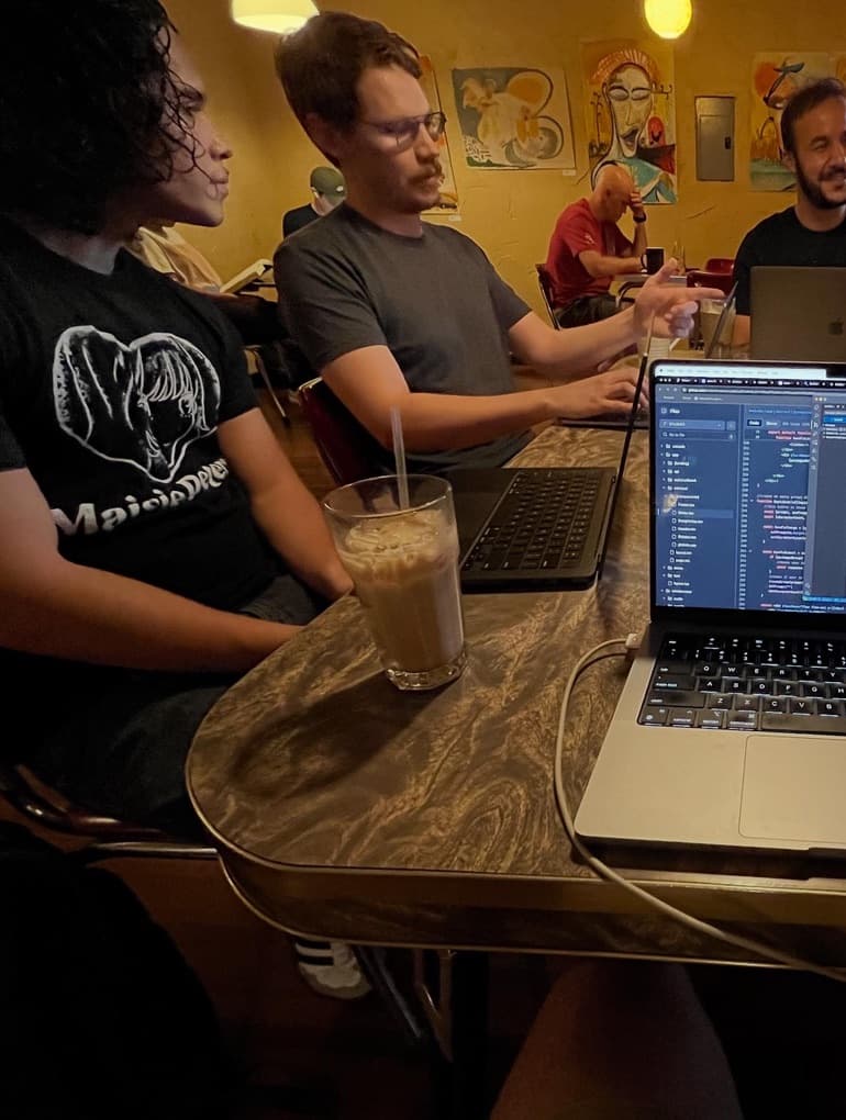 Austin Founders Community members at a meetup